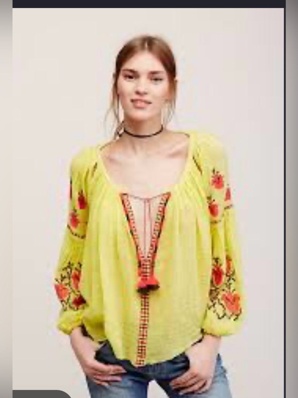 FP One - Free People Marishka Blouse  - Size XS